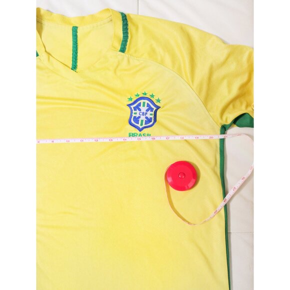 Yellow CBF Brazil Soccer Jersey - Picture 7 of 9